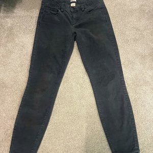 J. Crew Dark Gray Toothpick Corduroys Size 27